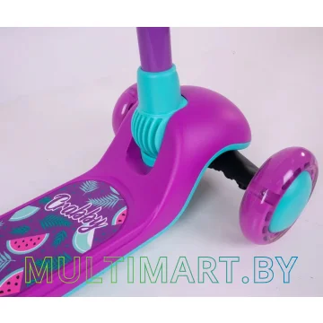 Самокат Tech Team Crabby 2024 (фиолетовый) картинка 24